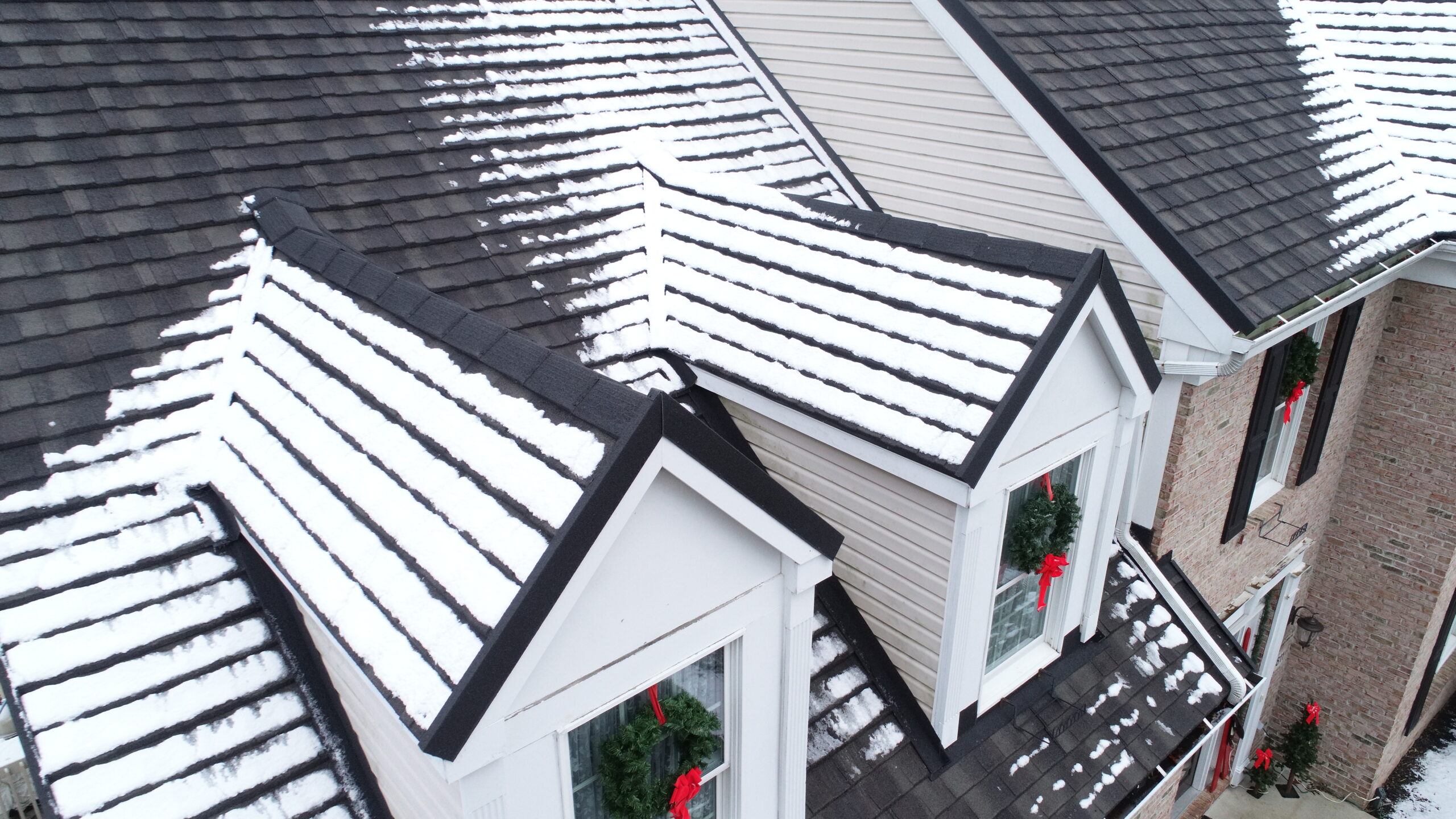 snow on roof