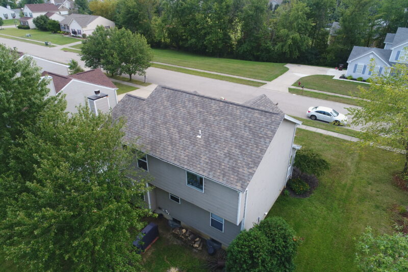 gray asphalt roof