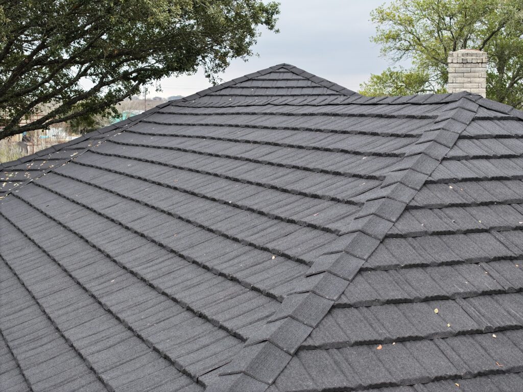 gray metal roof