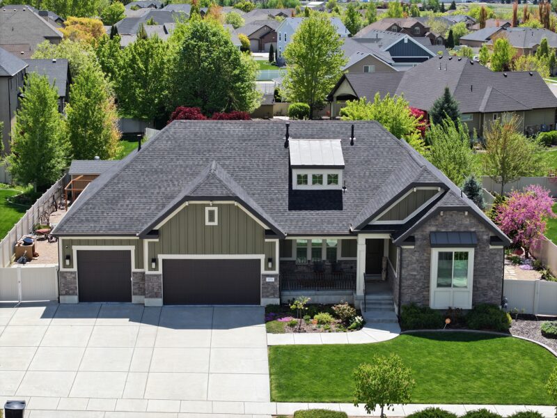 Utah home with new roof