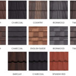 A collage of some of the different metal roof styles and color options available from Erie Home.