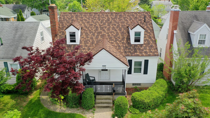 After photo with a brand new Erie Home Metal Roof