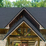 A Beautiful Erie Home Metal Roof featuring Charcoal Pacific Tile Shingles