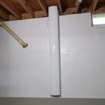 A completed Erie Home Basement Waterproofing job with the newly installed Air Purification System.