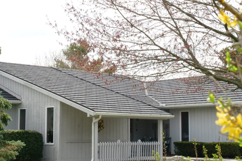 Charcoal shake roof