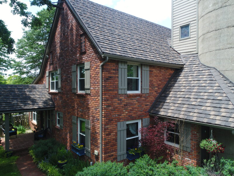 metal timberwood roof