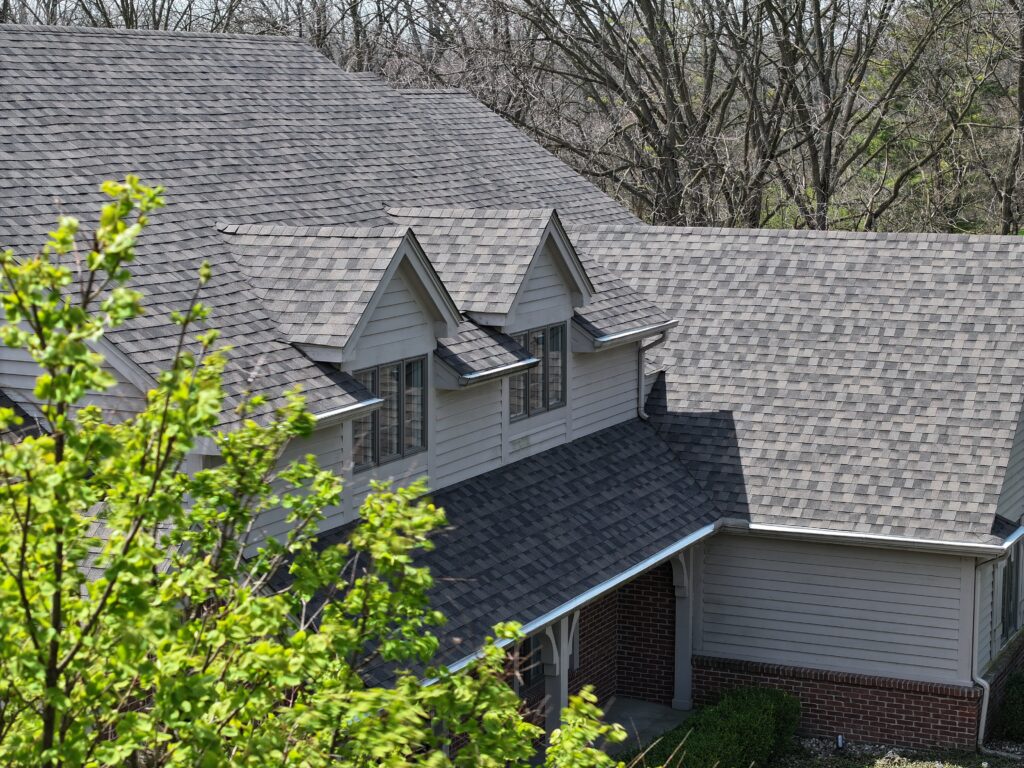 gray metal roof