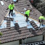 metal roof installation
