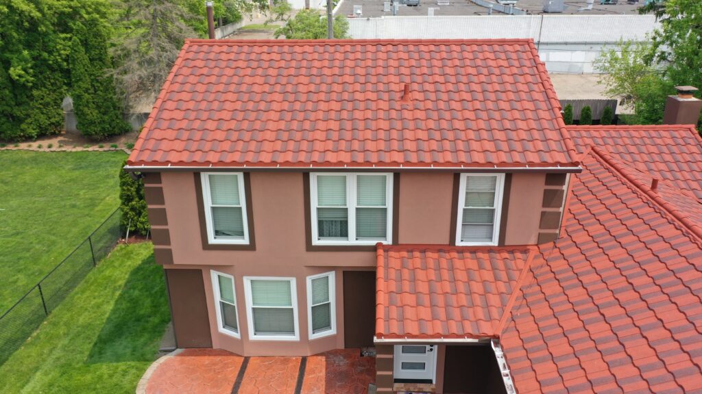 default red metal roof