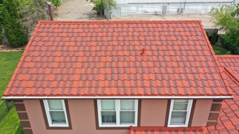 red metal roof