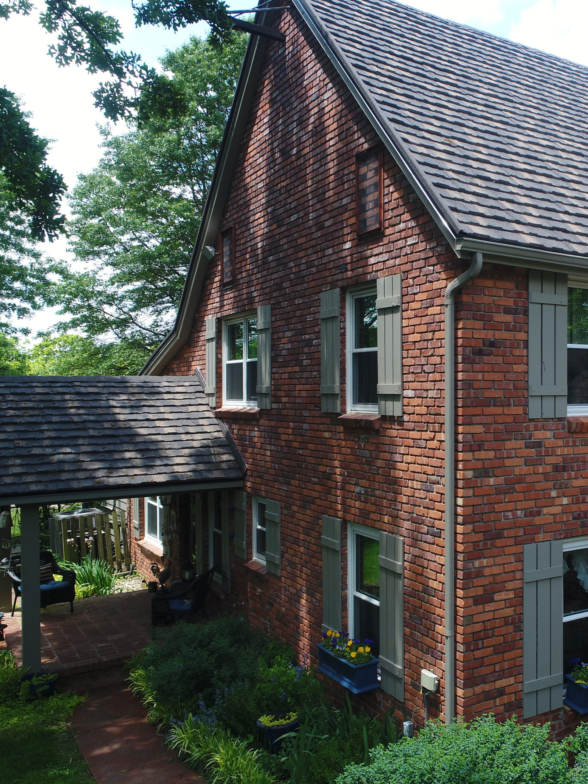 metal timberwood roof