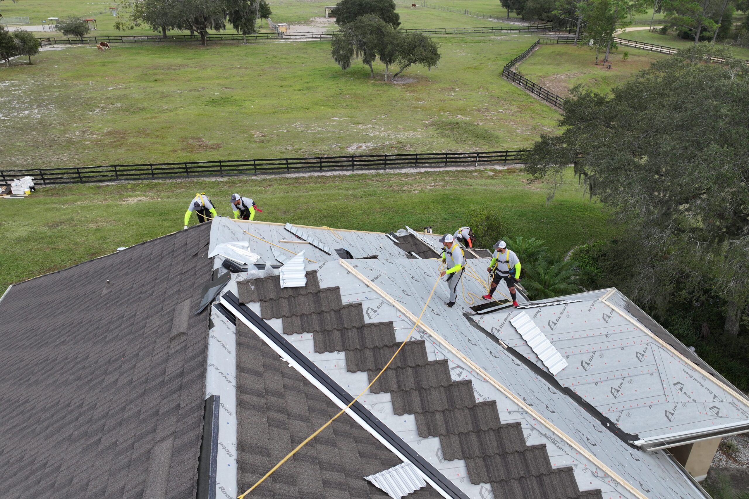 default roof installation